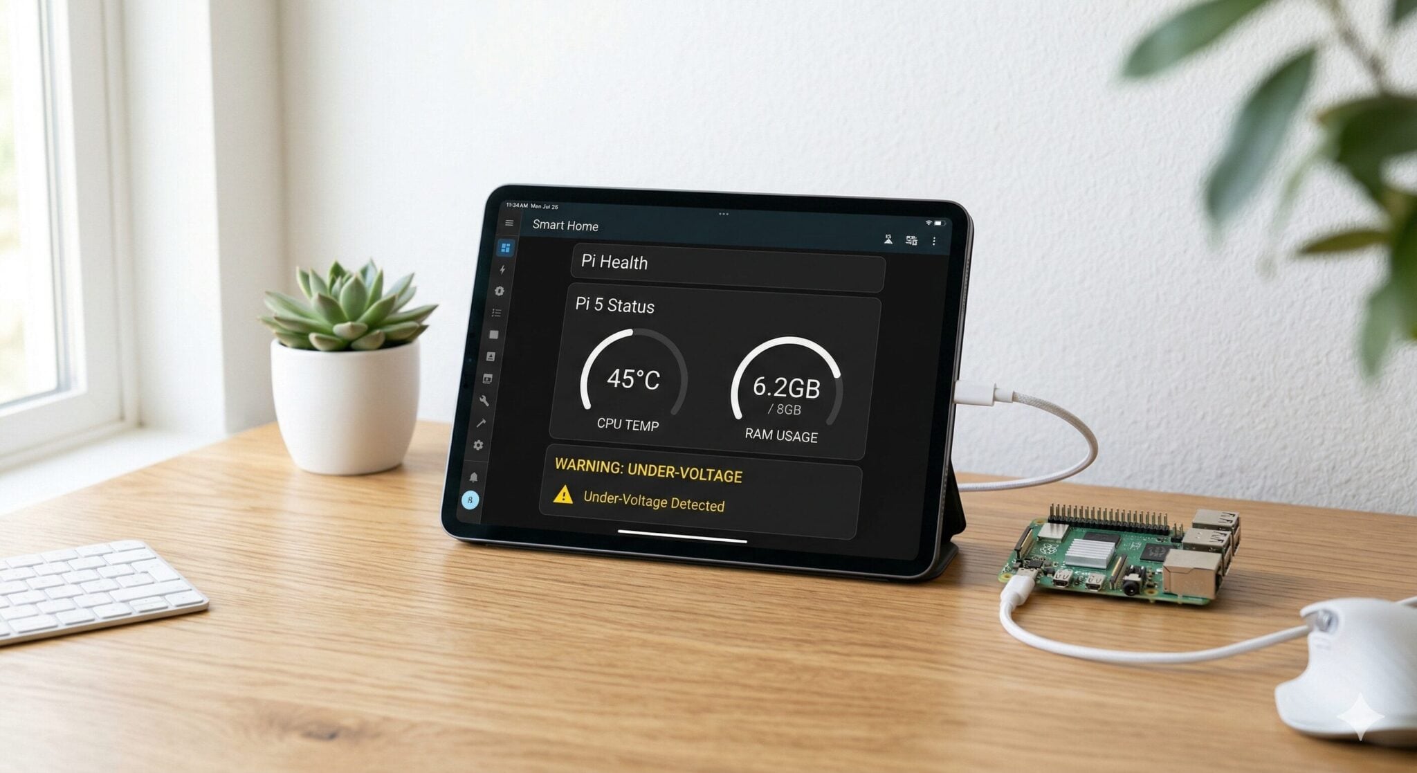 Raspberry Pi Health Card für Home Assistant einrichten