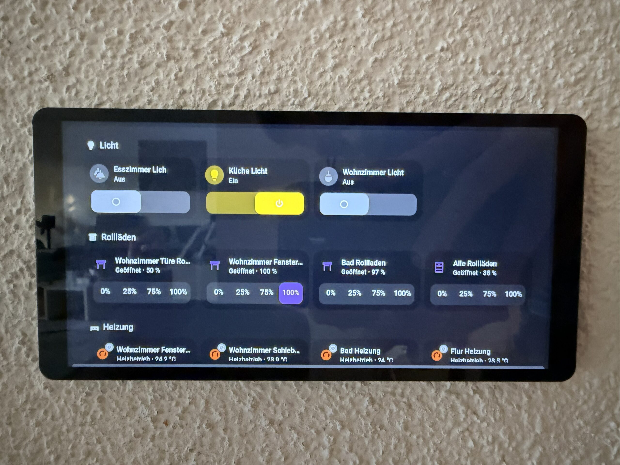 Shelly Wall Display: Home-Assistant-Dashboard einbinden